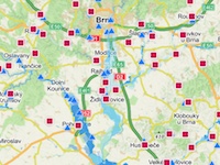 náhled povodňové mapy Elektronického digitálního povodňového portálu